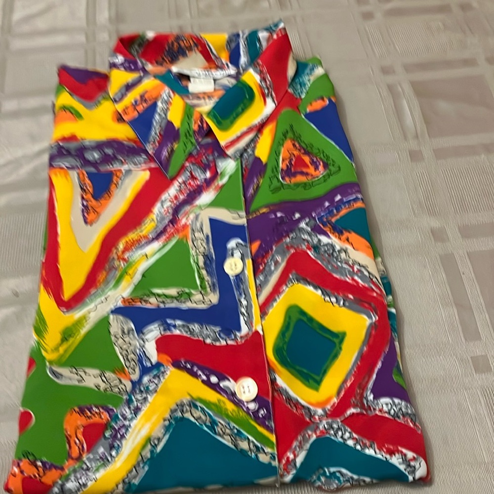 Multicolor Abstract Shirt - Picture 4 of 5